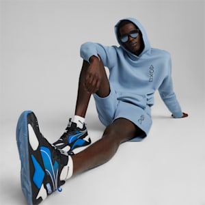 Puma basket new heritage white blue men casual lifestyle shoes sneaker 380869-01, Zen Blue, extralarge